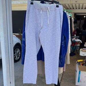 Lululemon Athletica Gray Striped Leggings